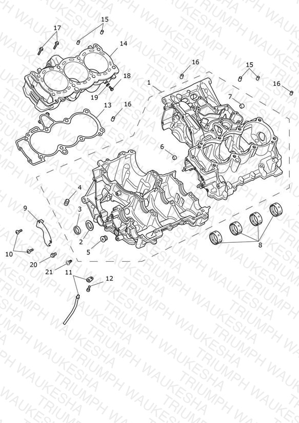 Crankcase & Fittings