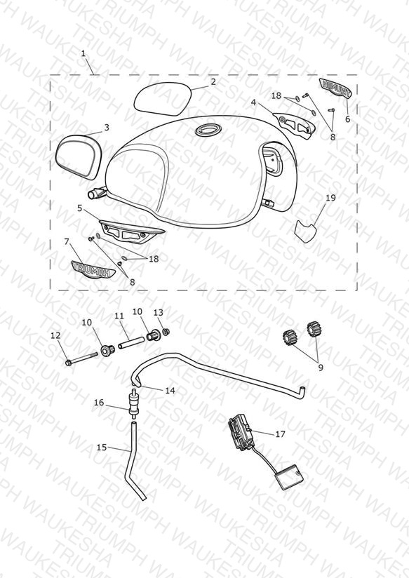 Fuel Tank - N/A to T120 Ace