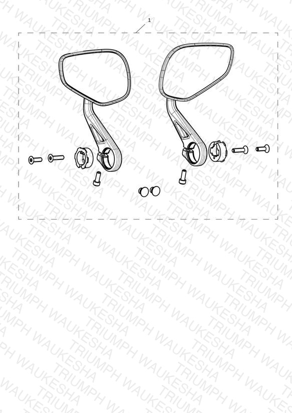 Bar End Mirror, Sports, Kit