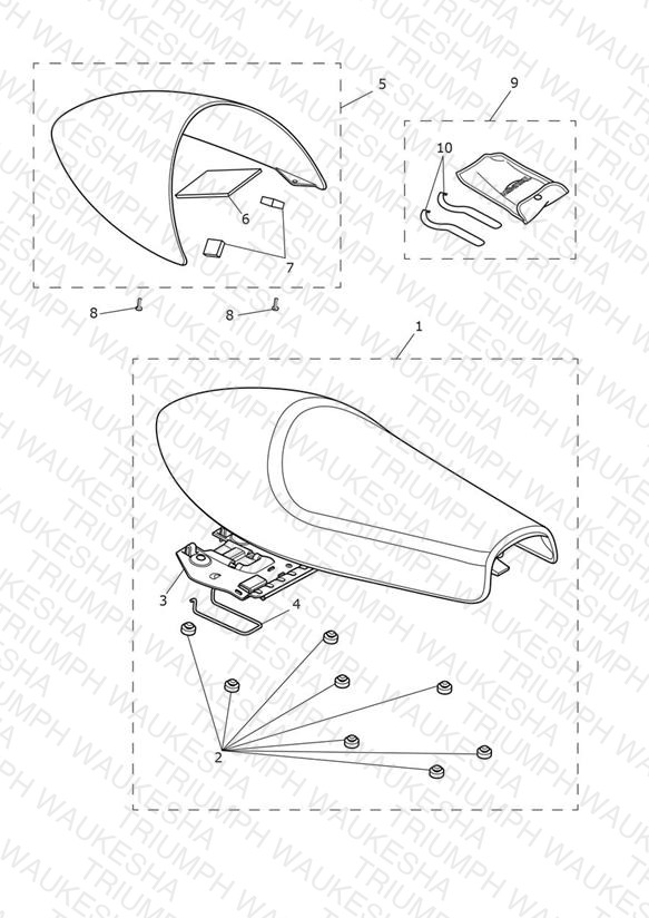 Seat Assembly & Toolkit