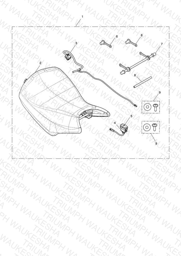 Rider Seat, Heated Kit
