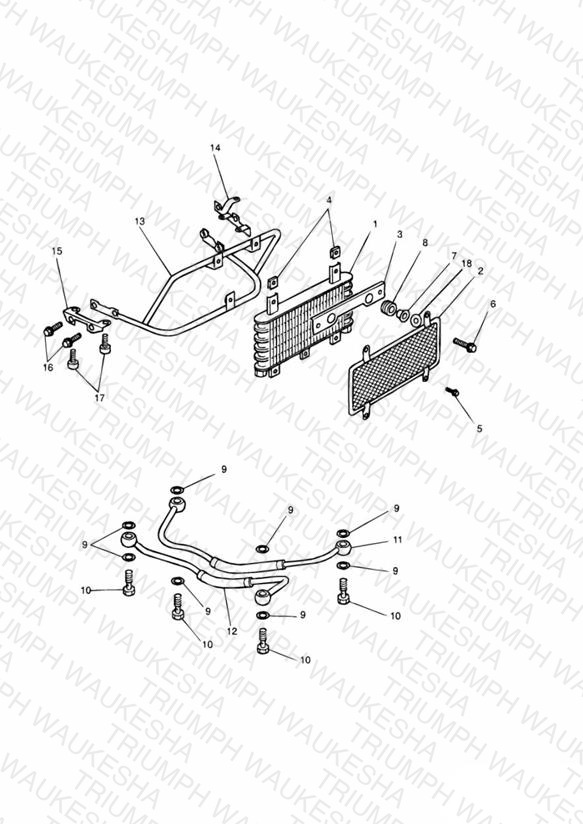 Oil Cooler 3 Cylinder
