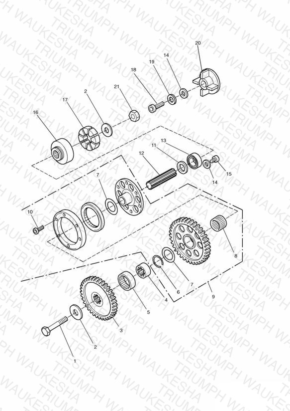 Alternator/Starter Drive Gears