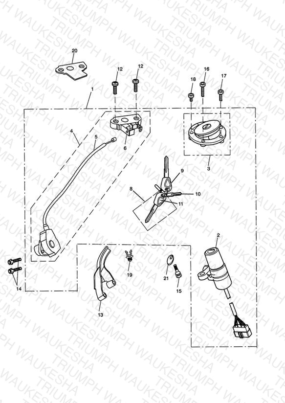 Ignition Switch & Lock Set - 343681 >