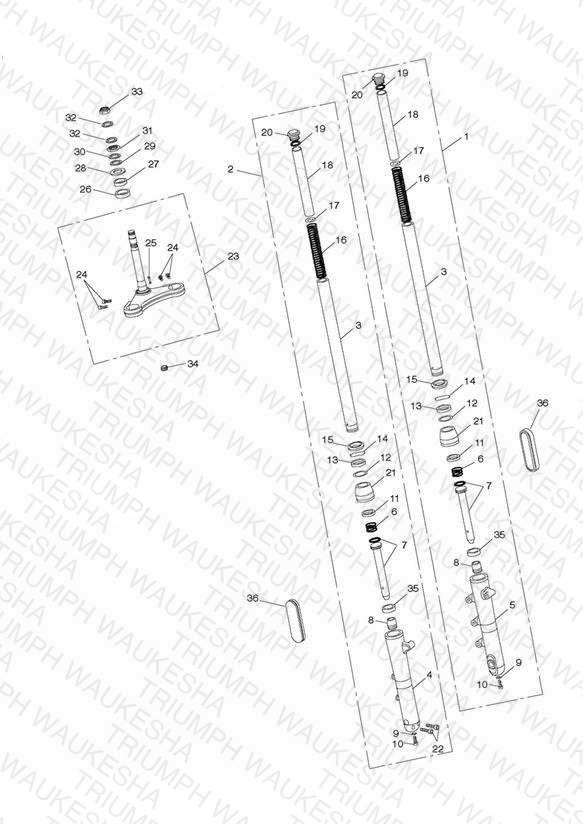 Front Forks & Lower Yoke
