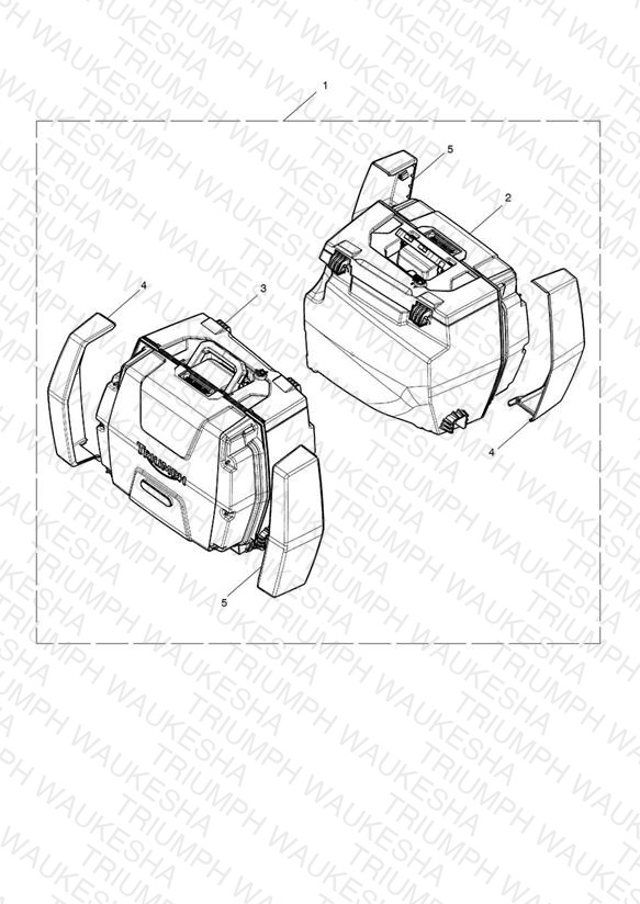 2 Box Pannier Kit, KL Key