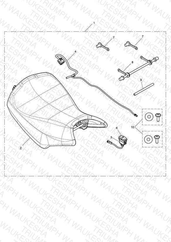 Rider Seat, Heated Kit
