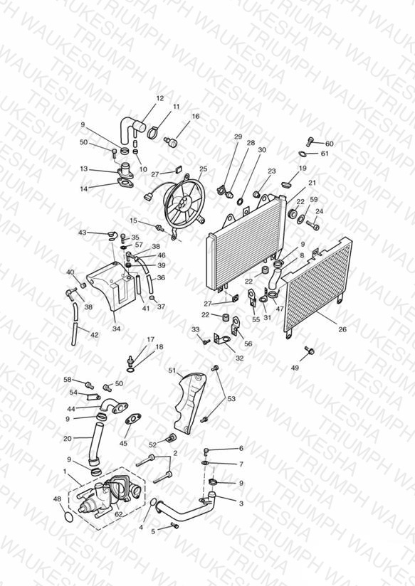 Cooling System 4 Cylinder