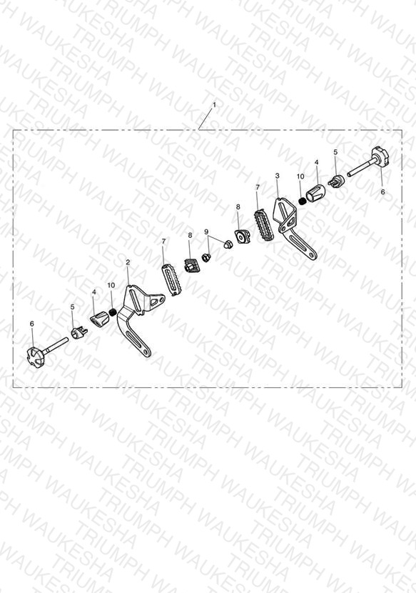 Angle Adjuster kit, Std Screen