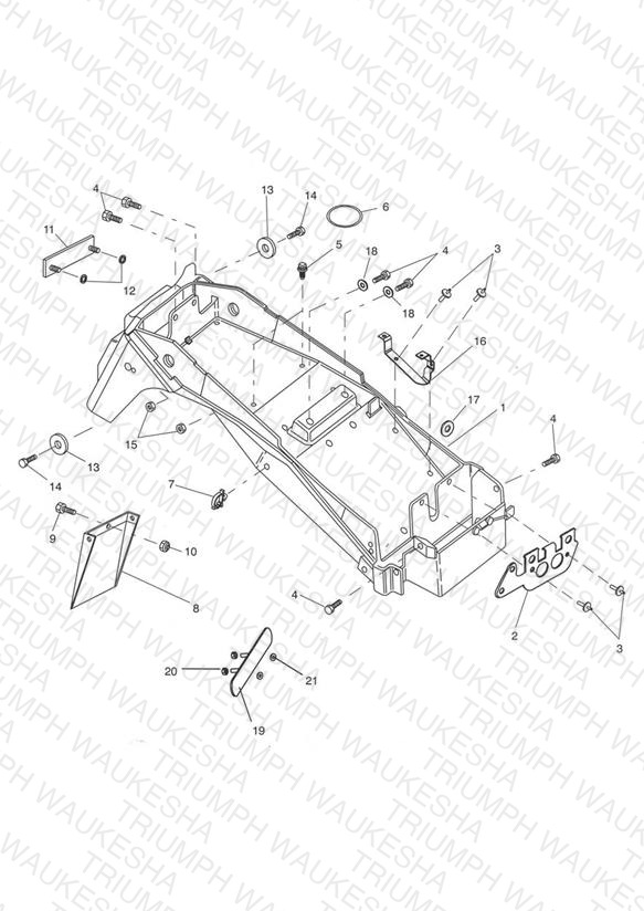 Rear Mudguard & Battery Box