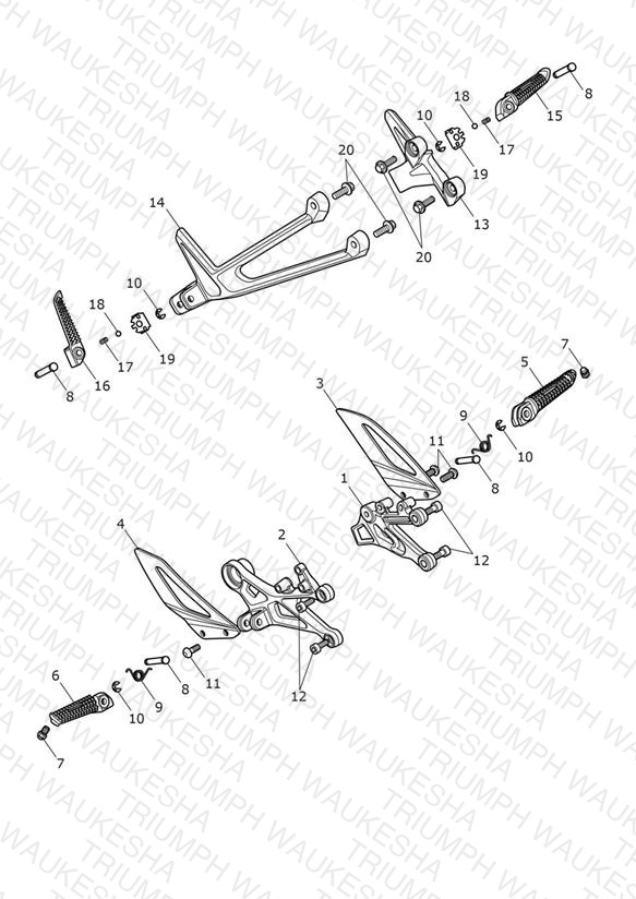 Footrests & Mountings