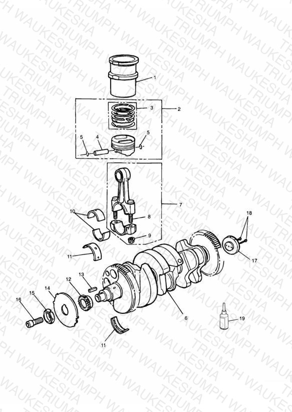 Crankshaft/Conn Rod/Pistons and Liners