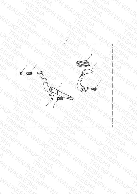 Pedals Kit, Footboard