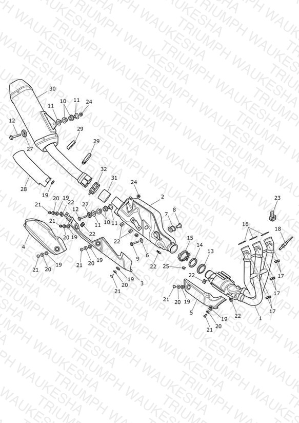 Exhaust System - JP Only - 636954 >