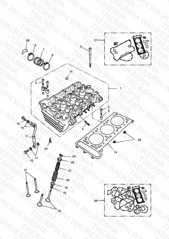 Cylinder Head and Valves 3 Cylinder
