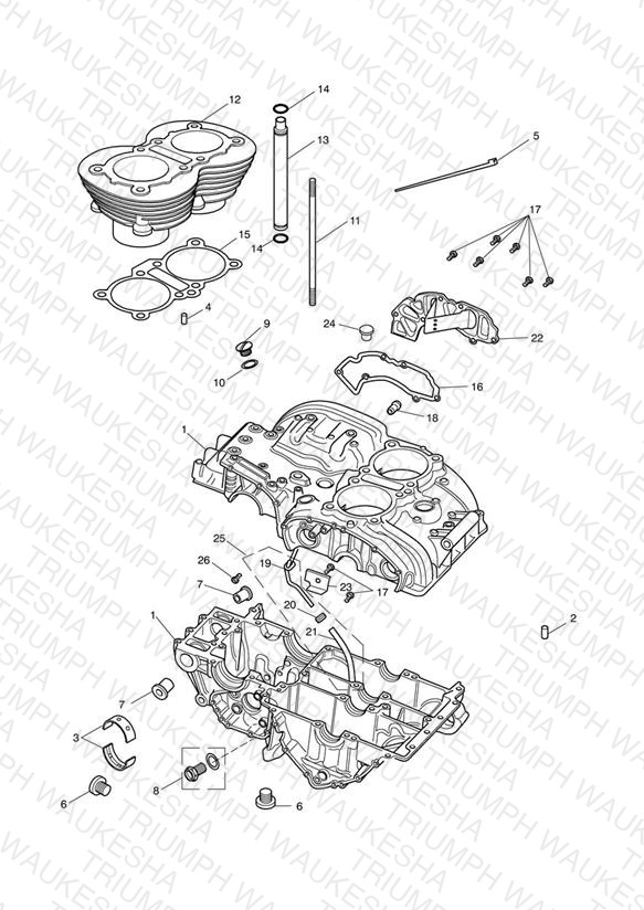 Crankcase & Fittings