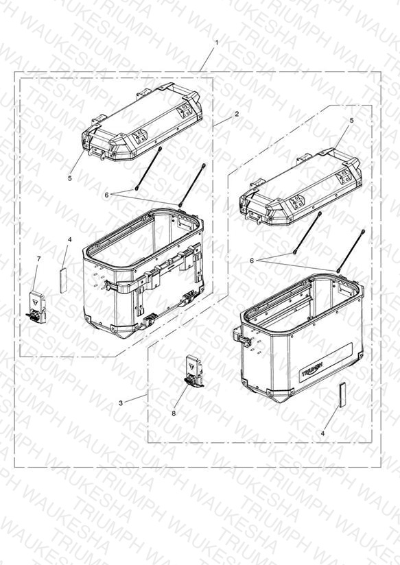 Pannier, Aluminium, Kit, Black, KL
