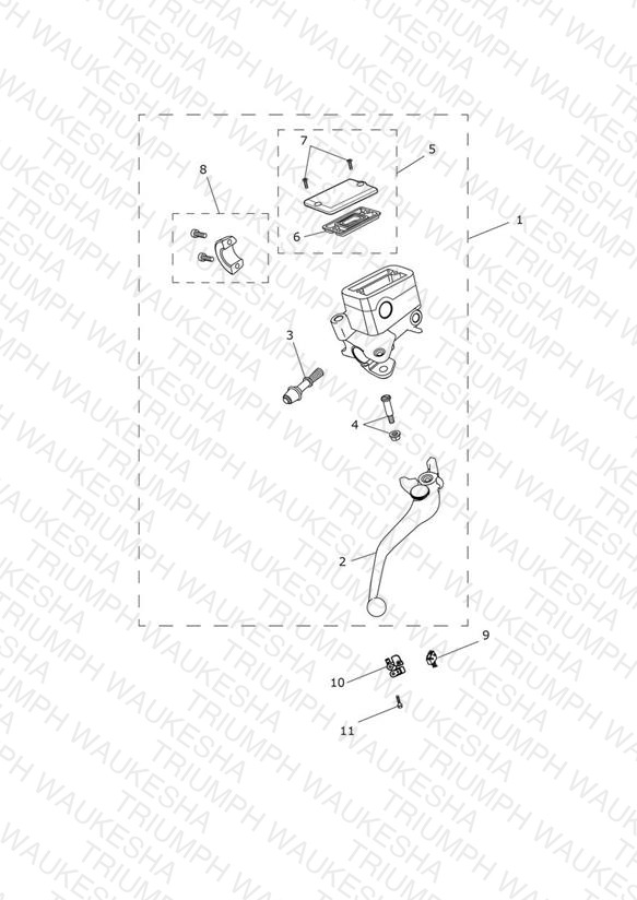 Front Brake Master Cylinder & Hoses