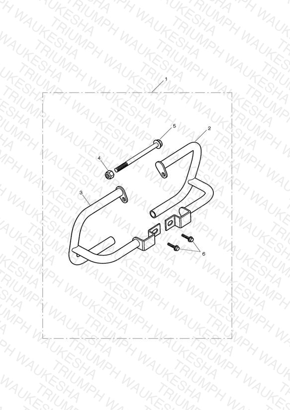 Dresser Bar Kit, Chrome