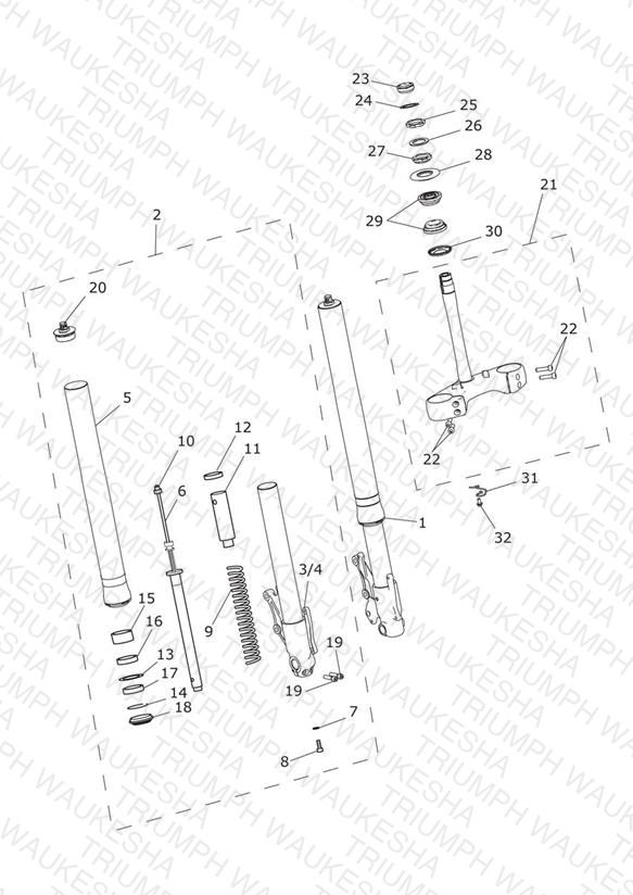 Front Forks & Yokes