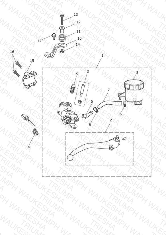 Front Master Cylinder Assy