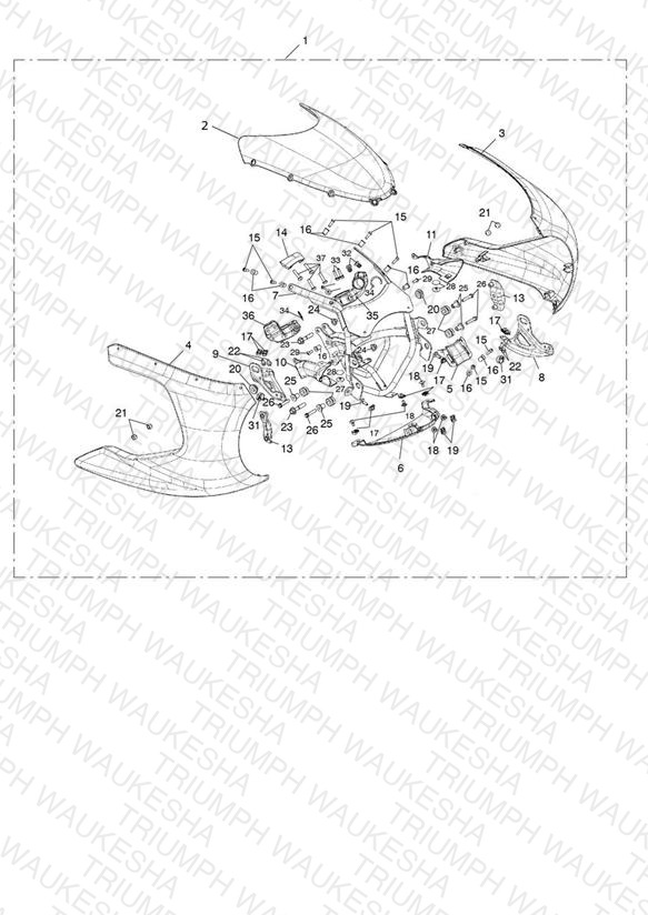 Front Fairing Kit, Painted -                  749070 >