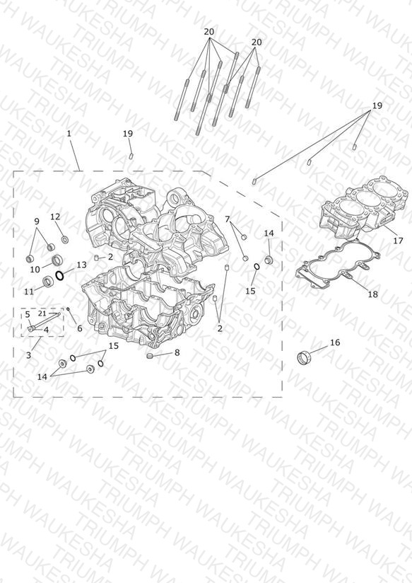 Crankcase & Fittings