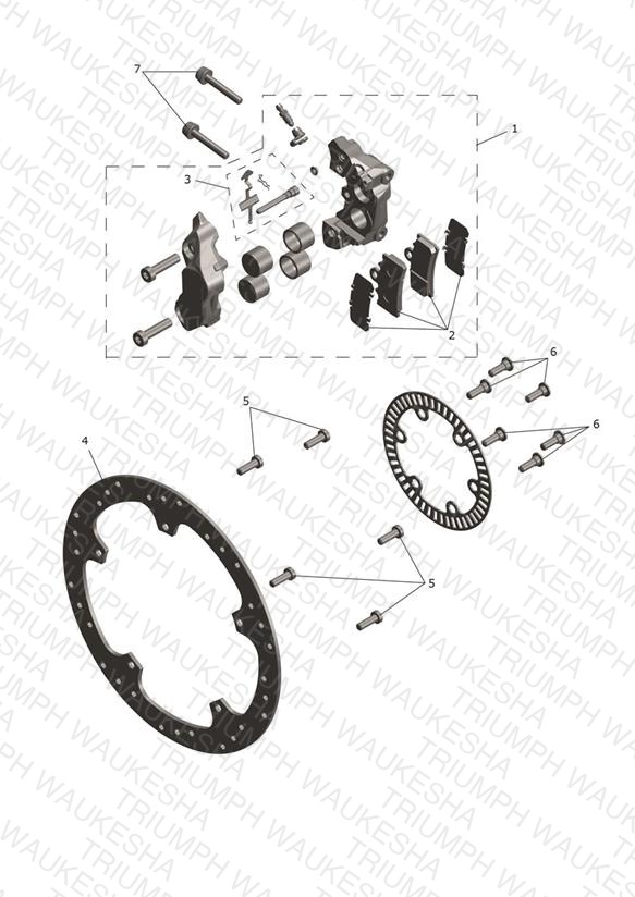 Front Caliper & Disc
