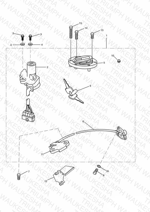 Ignition Switch/Seat Lock