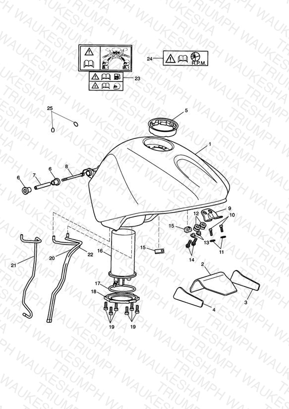 Fuel Tank, Fuel Pump & Fittings