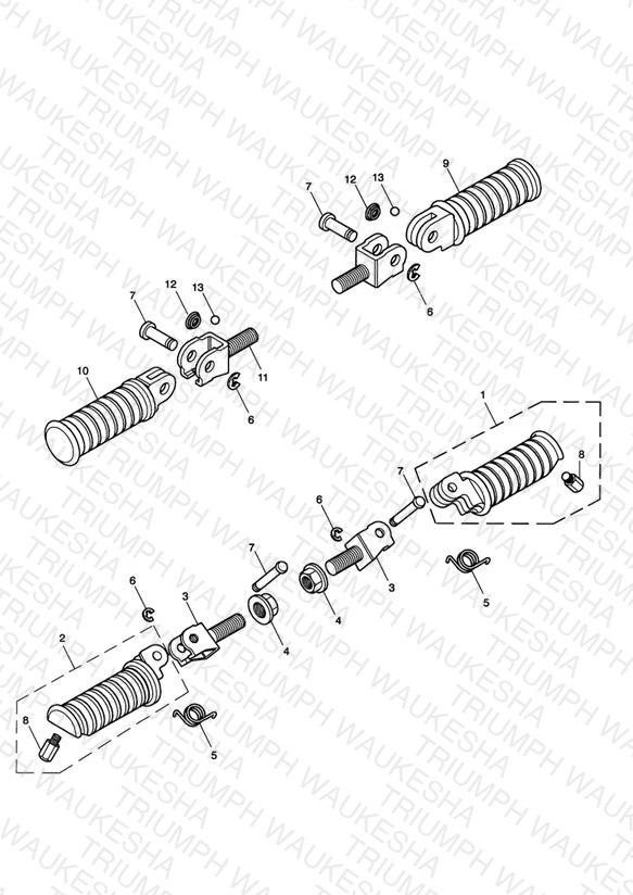 Footrests & Mountings