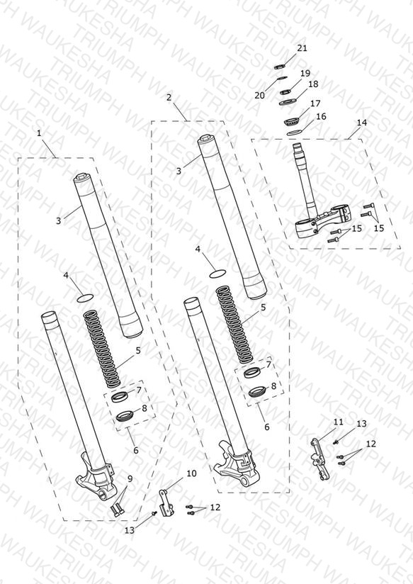 Front Forks & Yokes