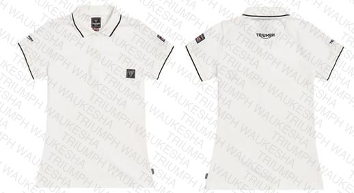 Polo Shirt White - Ladies