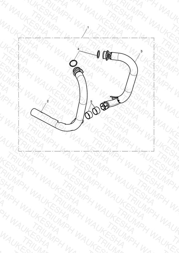 Exhaust Header Pair, Black