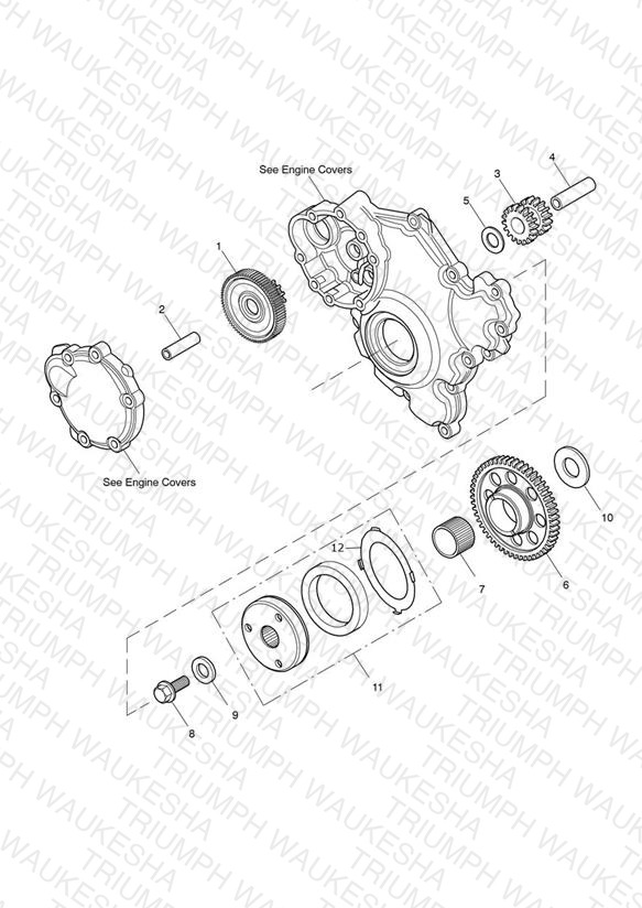 Starter Drive Gears - Eng No 491324 >