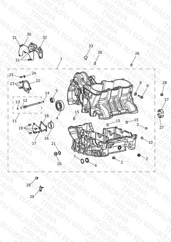 Crankcase & Fittings