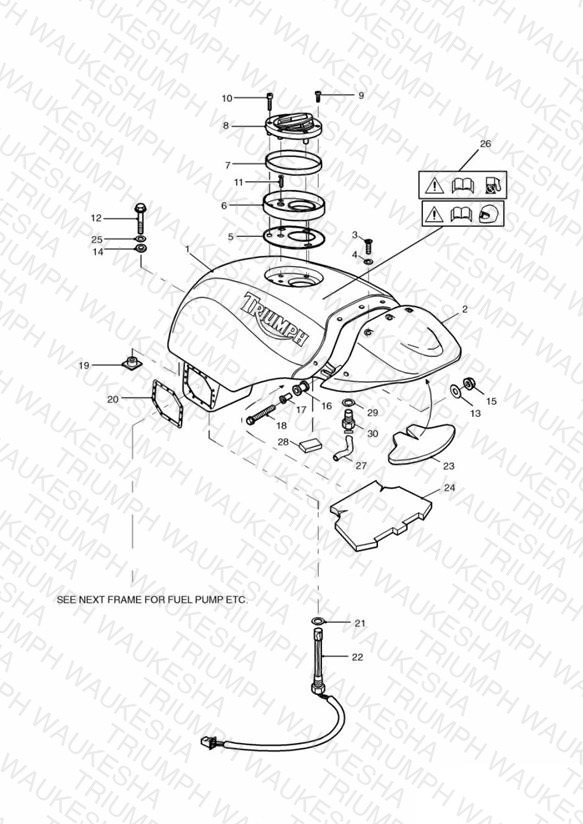Fuel Tank, Fuel Pump & Fittings