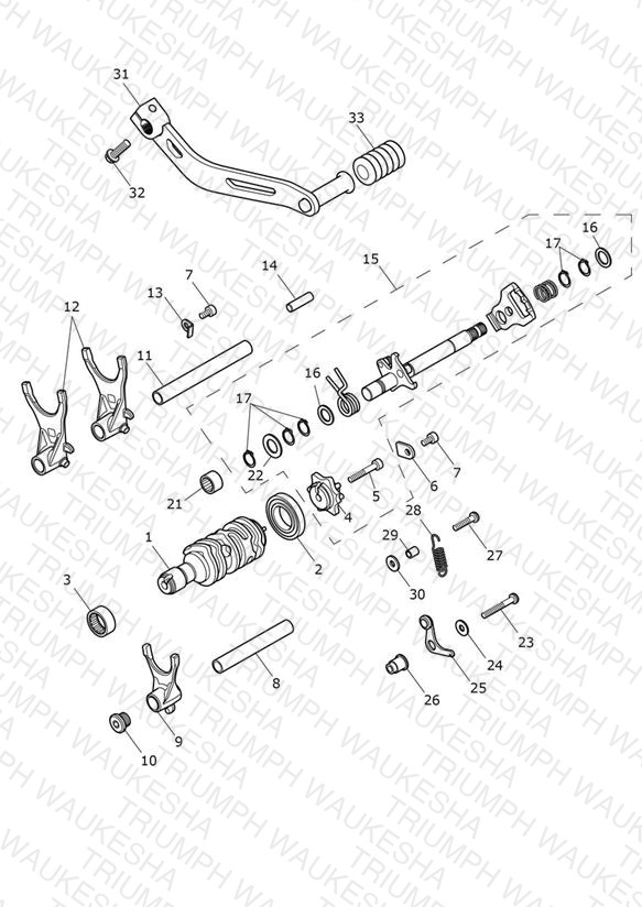 Gear Selectors & Pedal