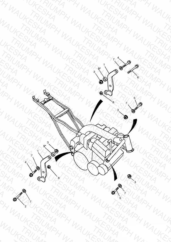 Linkage Carrier/Engine Mounting Bolts
