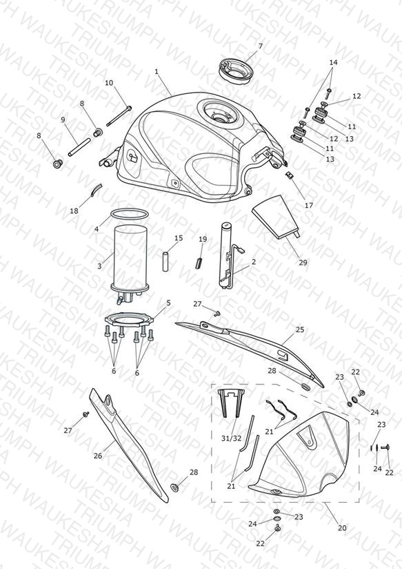 Fuel Tank/Fuel Pump Fittings - > 955859