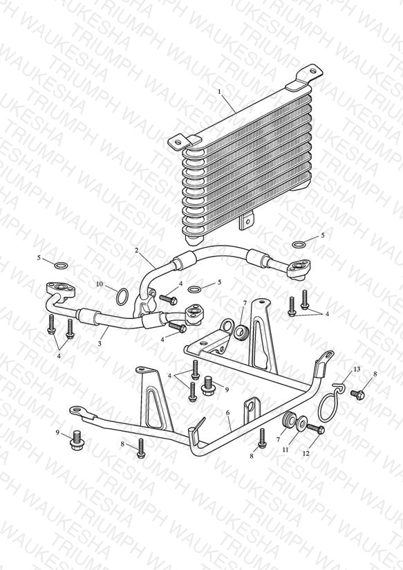 Oil Cooler > Eng No 267609