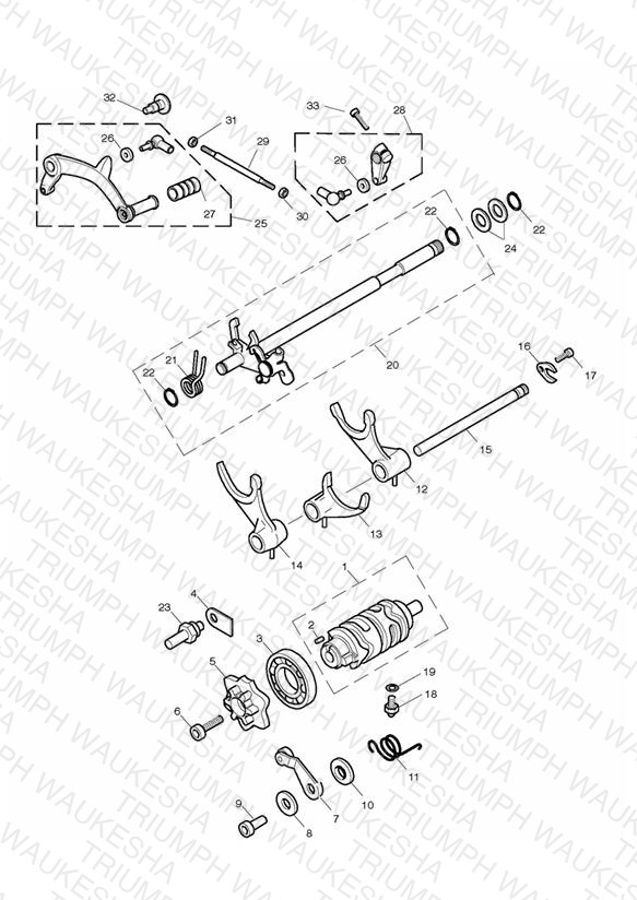 Gear Selectors & Pedal