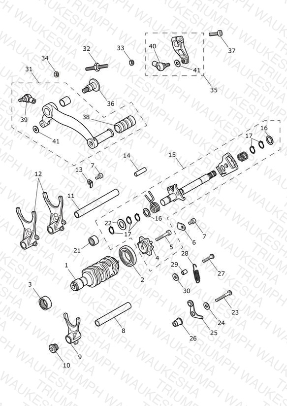 Gear Selectors & Pedal