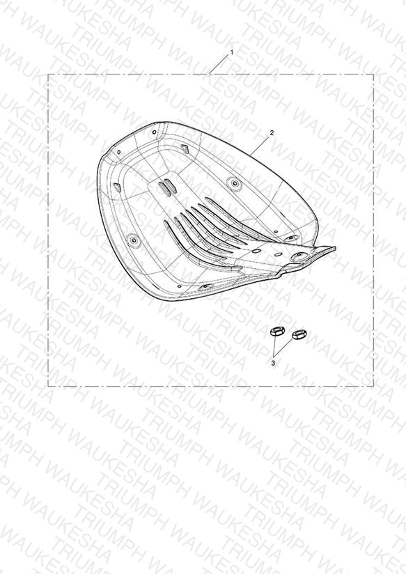 Seat Pan, Rider, Black