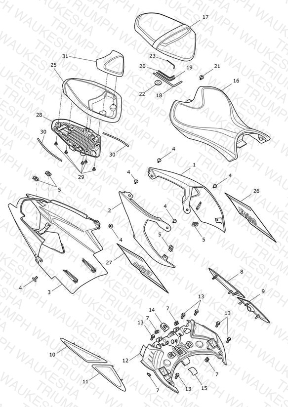 Rear Bodywork & Seat