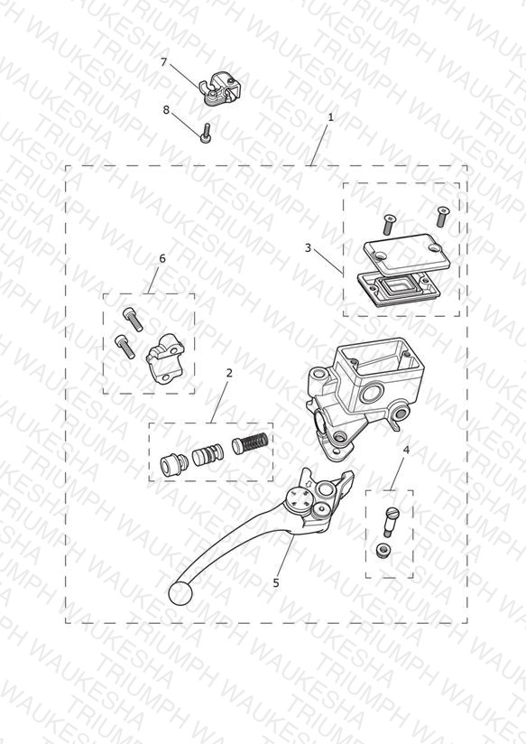 Front Brake Master Cylinder & Hoses