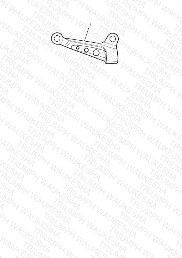Clutch Cable Guide, Gun Metal