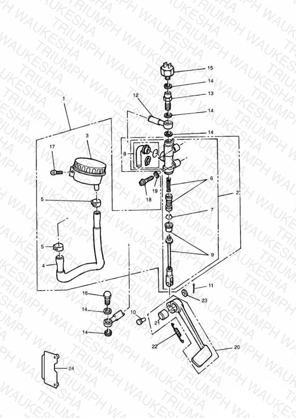 Rear Brake Master Cylinder
