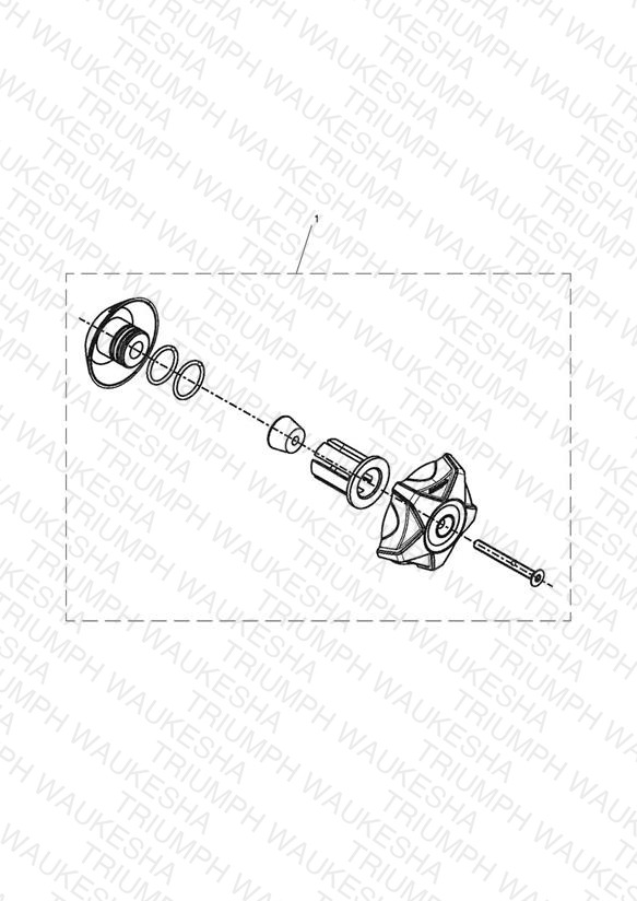 Finisher Kit, Axle Nut, Black