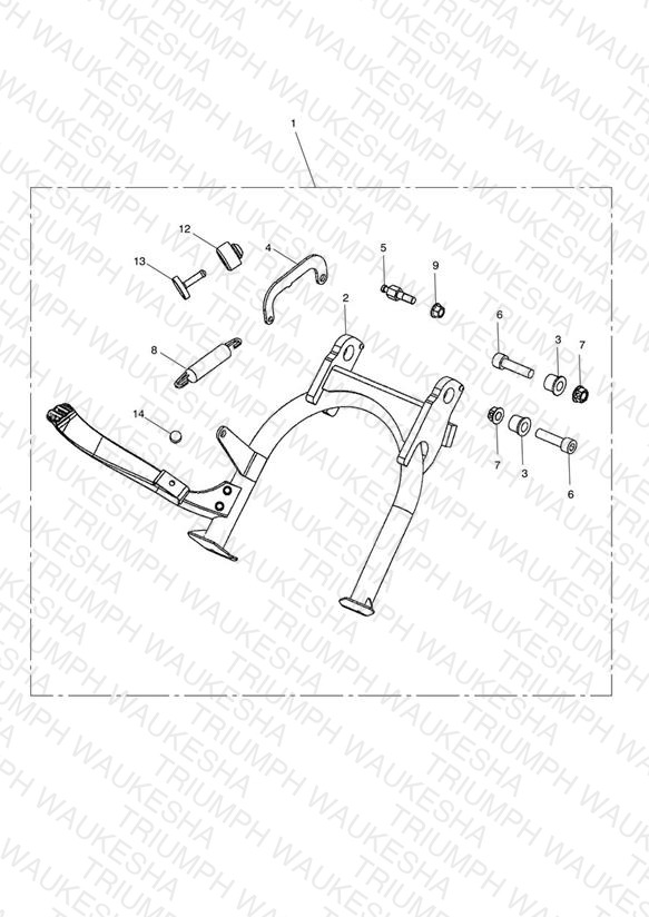 Centre Stand Kit - Non EVAP Only